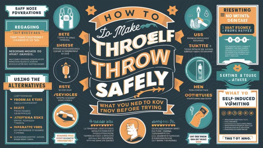 how to make yourself throw up